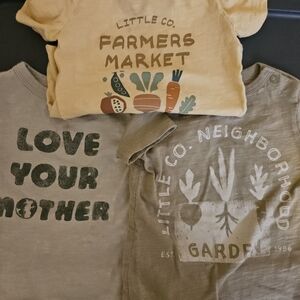 Little Co Nature-Themed Shirts - 18 months